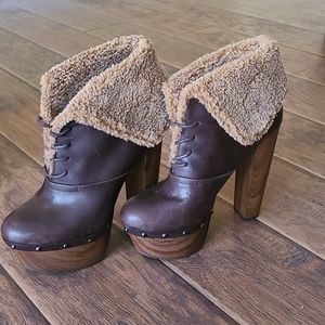 Jessica Simpson chunky heels booties